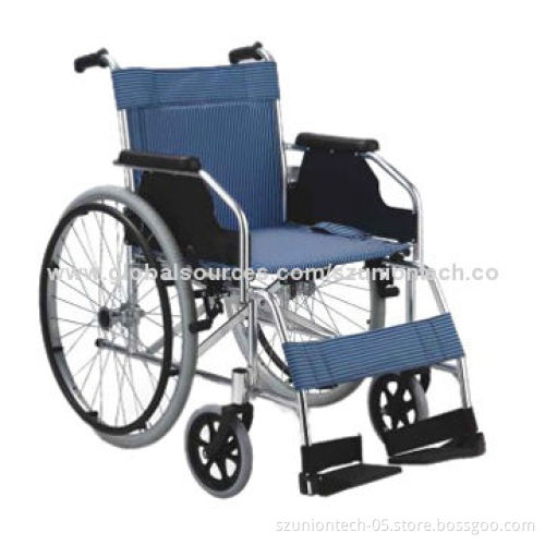 Aluminum Manual Wheelchair, 24" PU Wheel